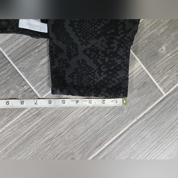 Cache black Snake print pants - Picture 10 of 11